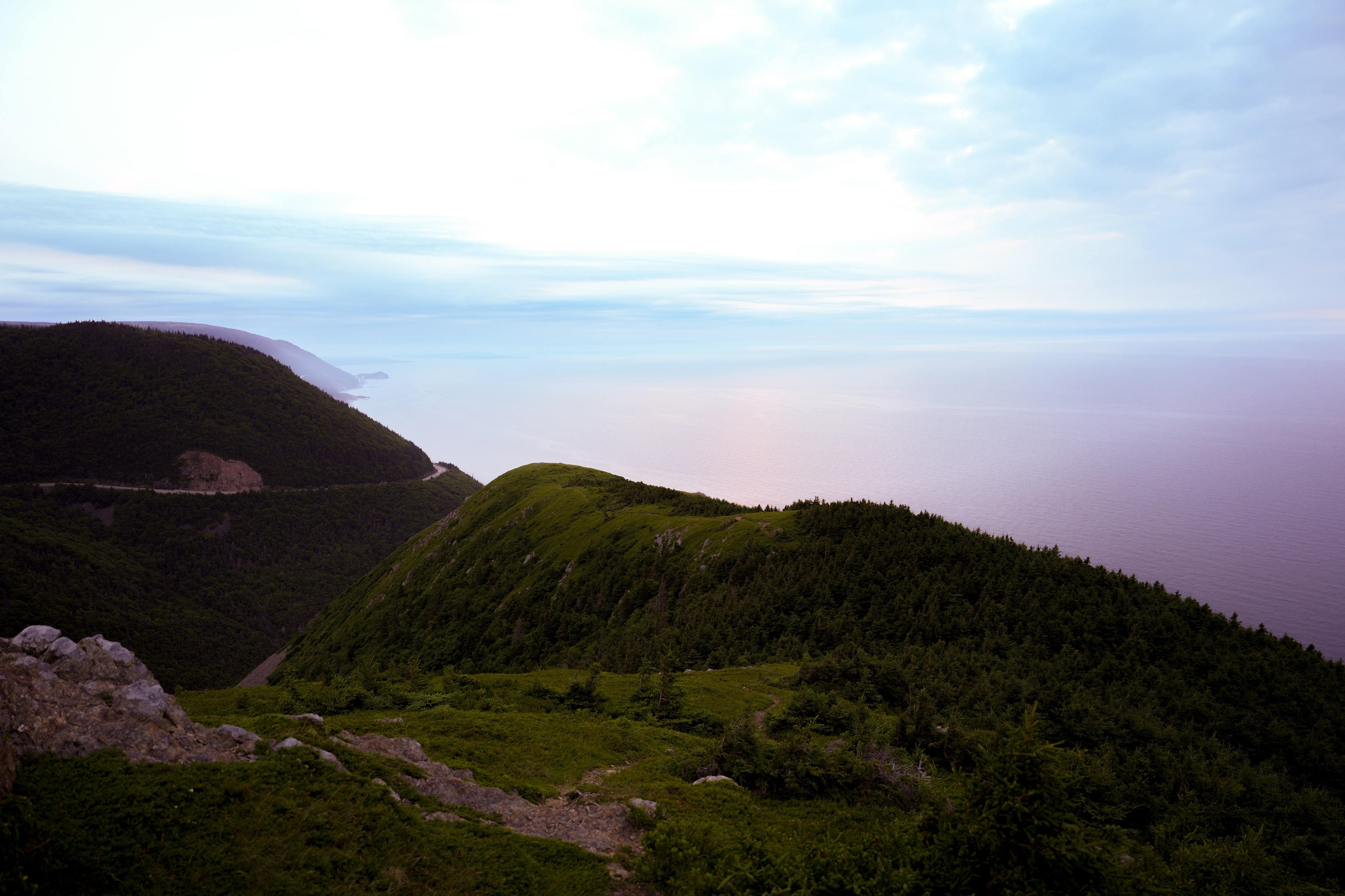 Dramatic coastline landscape
